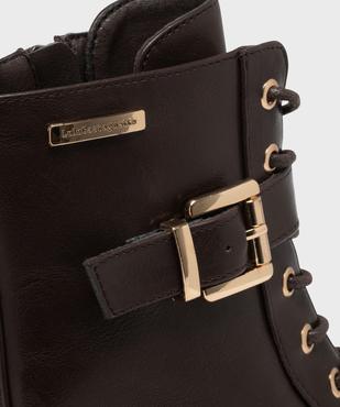 Boots lacets avec bride à boucle femme - LuluCastagnette vue6 - LULUCASTAGNETTE - GEMO