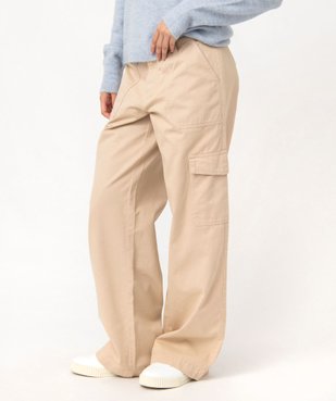 Pantalon large coupe baggy femme vue1 - GEMO 4G FEMME - GEMO