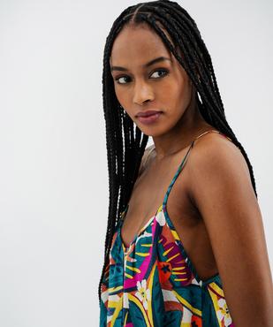 Robe courte à fines bretelles femme vue3 - GEMO 4G FEMME - GEMO