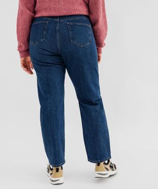 Jean Straight en coton stretch avec taille ajustable femme grande taille vue3 - GEMO 4G GT - GEMO