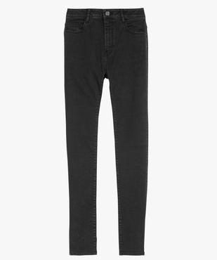 Jean femme slim à taille haute denim - L30 vue4 - GEMO 4G FEMME - GEMO
