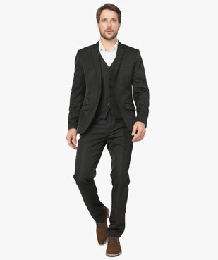 Veste de costume homme unie effet légèrement satiné vue5 - GEMO (HOMME) - GEMO