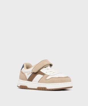 Baskets tricolores à scratch garçon - LuluCastagnette vue2 - LULUCASTAGNETTE - GEMO