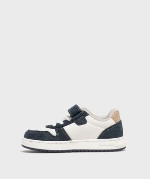 Baskets tricolores à scratch garçon - LuluCastagnette vue3 - LULUCASTAGNETTE - GEMO