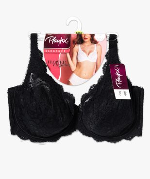 Soutien-gorge en dentelle Flower Elegance - Playtex vue4 - PLAYTEX - GEMO