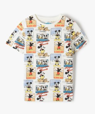 Tee-shirt garçon imprimé all over Mickey - Disney vue1 - DISNEY DTR - GEMO