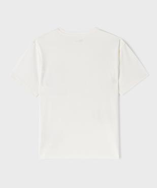 Tee-shirt manches courtes coupe oversize garçon vue4 - GEMO 4G GARCON - GEMO