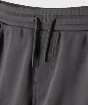 Pantalon de jogging avec intérieur chaud garçon vue2 - GEMO (JUNIOR) - GEMO