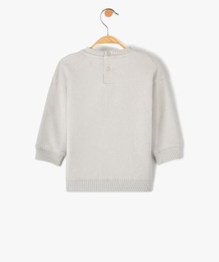 Sweat bébé garçon molletonné à motifs vue4 - GEMO(BEBE DEBT) - GEMO