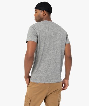 Tee-shirt homme avec motif abstrait vue3 - GEMO (HOMME) - GEMO