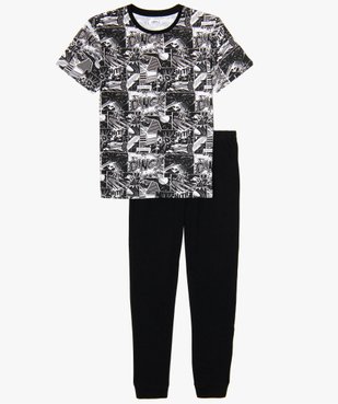 Pyjama garçon à motif bande dessinée vue1 - GEMO (JUNIOR) - GEMO