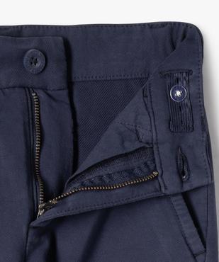Pantalon chino taille ajustable garçon vue2 - LULUCASTAGNETTE - GEMO