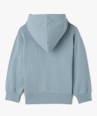 Sweat à capuche molletonné garçon vue3 - GEMO (ENFANT) - GEMO