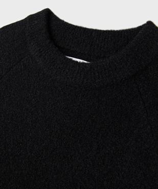 Pull col rond en maille douillette fille vue2 - GEMO (JUNIOR) - GEMO