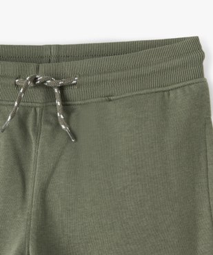 Pantalon de jogging garçon avec intérieur molletonné vue2 - GEMO (JUNIOR) - GEMO