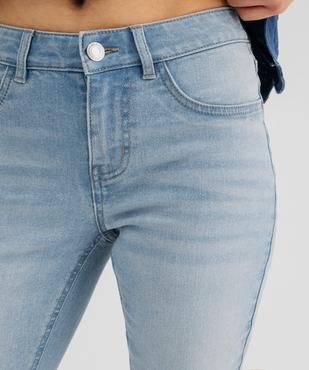 Pantacourt en jean coupe slim femme vue2 - GEMO(FEMME PAP) - GEMO