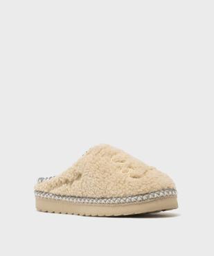 Chaussons mules en sherpa fille - LuluCastagnette vue6 - LULUCASTAGNETTE - GEMO