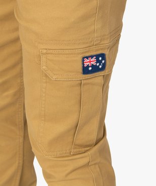 Pantalon homme cargo à taille élastiquée - Roadsign vue2 - ROADSIGN - GEMO
