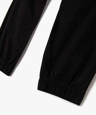 Pantalon jogger en toile de coton coupe slim  garçon vue4 - GEMO (JUNIOR) - GEMO