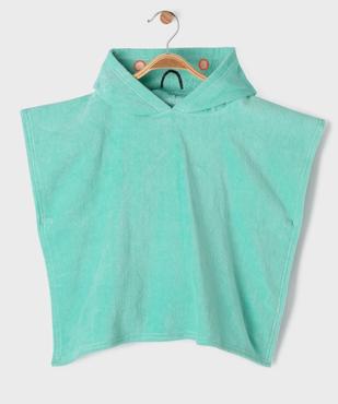 Cape de bain à capuche bébé motif monstre vue1 - GEMO 4G BEBE - GEMO