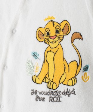 Pyjama dors-bien bébé en velours Le Roi Lion - Disney vue2 - DISNEY DTR - GEMO