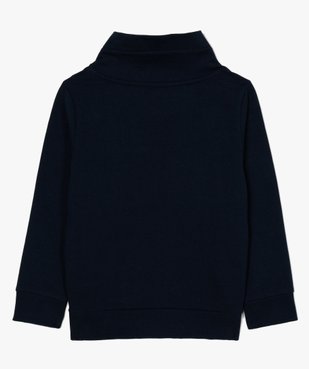 Sweat garçon tricolore avec col fantaisie vue4 - GEMO (ENFANT) - GEMO