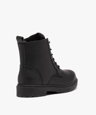 Boots à lacets et semelle crantée fille vue4 - GEMO (ENFANT) - GEMO