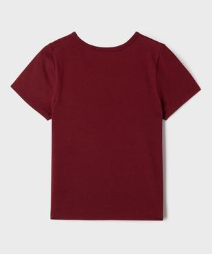 Tee-shirt court imprimé fille - CAMPS UNITED vue5 - CAMPS US GEMO FOR GOOD - GEMO