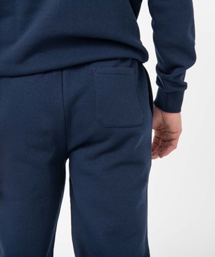 Pantalon de jogging homme molletonné vue2 - GEMO 4G HOMME - GEMO