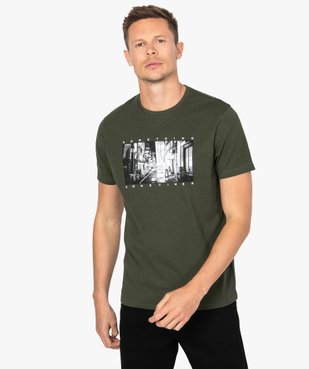 Tee-shirt homme à manches courtes imprimé Japon vue1 - GEMO (HOMME) - GEMO