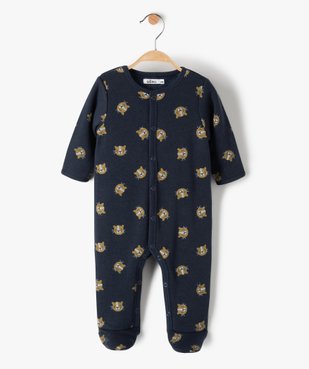 Pyjama bébé garçon avec motifs lionceaux vue1 - GEMO(BB COUCHE) - GEMO