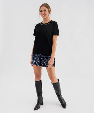 Short ample à sequins brillants femme vue5 - GEMO(FEMME PAP) - GEMO