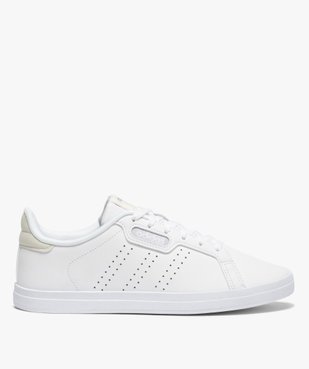 Baskets femme unies à lacets – Adidas Courtpoint Base vue1 - ADIDAS - Nikesneakers
