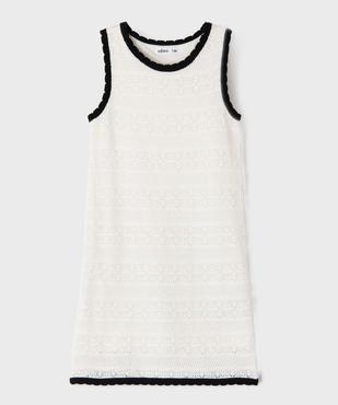 Robe courte sans manches en crochet fille vue2 - GEMO (ENFANT) - GEMO
