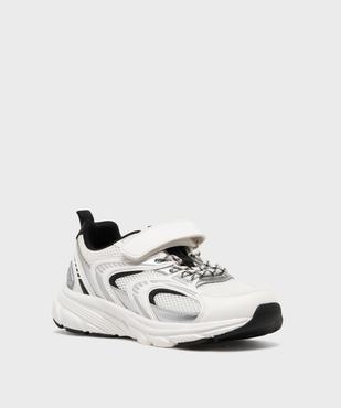 Baskets running à scratch multicolores garçon - 5 Miles vue2 - 5 MILES - GEMO