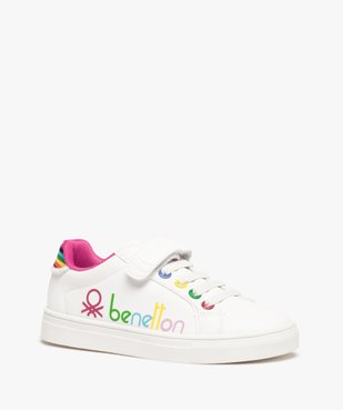 Baskets fille à détails multicolores - Benetton vue2 - BENETTON - GEMO