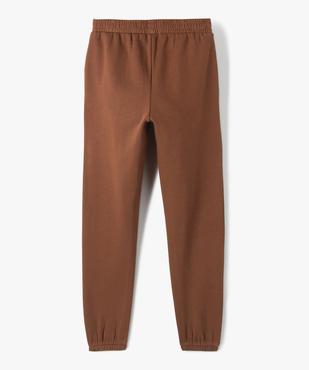 Jogging fille en molleton doux vue3 - GEMO (JUNIOR) - GEMO