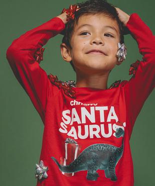 Tee-shirt manches longues spécial Noël garçon vue1 - GEMO 4G GARCON - GEMO