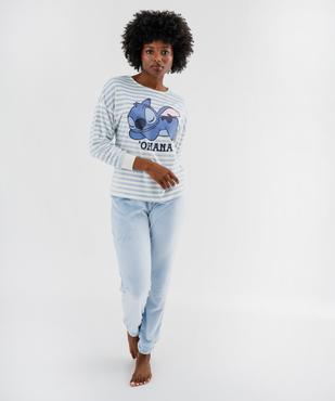Pyjama en velours à motif Stitch femme - Disney vue2 - LILO & STITCH - GEMO