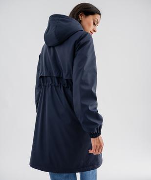 Imperméable à capuche doublé fourrure imitation femme vue5 - GEMO(FEMME PAP) - GEMO
