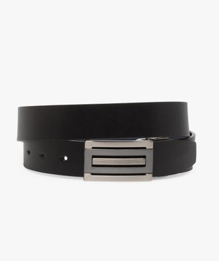 Ceinture homme dessus cuir avec boucle en métal fantaisie vue1 - Nikesneakers (ACCESS) - Nikesneakers