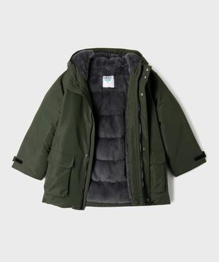Parka à capuche avec doublure douillette garçon vue2 - GEMO 4G GARCON - GEMO