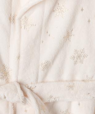 Robe de chambre en maille peluche avec motifs pailletés fille vue2 - GEMO (ENFANT) - GEMO