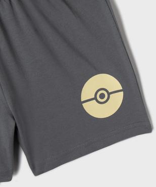 Pyjashort avec motif Pikachu garçon - Pokemon vue3 - POKEMON - GEMO