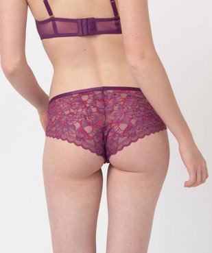Shorty femme en dentelle et tulle vue2 - GEMO(HOMWR FEM) - GEMO