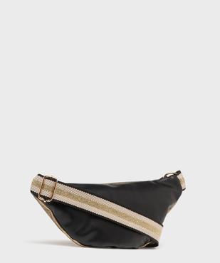 Sac banane en matière métallisée avec bandoulière pailletée femme vue2 - GEMO (ACCESS) - GEMO