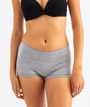 Boxer en maille extensible femme vue6 - GEMO 4G FEMME - GEMO