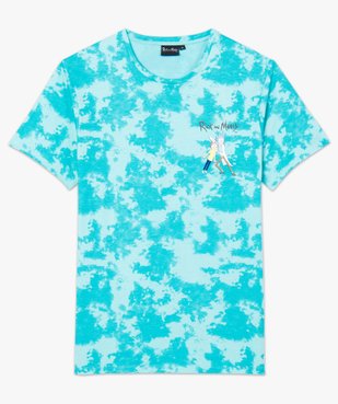 Tee-shirt homme tie-and-dye à manches courtes - Rick and Morty vue4 - RICK ET MORTY - GEMO