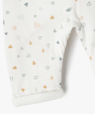 Pantalon bébé en maille rembourrée chaude et souple - LuluCastagnette vue2 - LULUCASTAGNETTE - GEMO