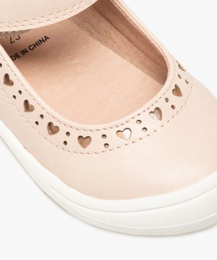 Ballerines fille babies à scratch avec fleurs irisées vue6 - GEMO (ENFANT) - GEMO